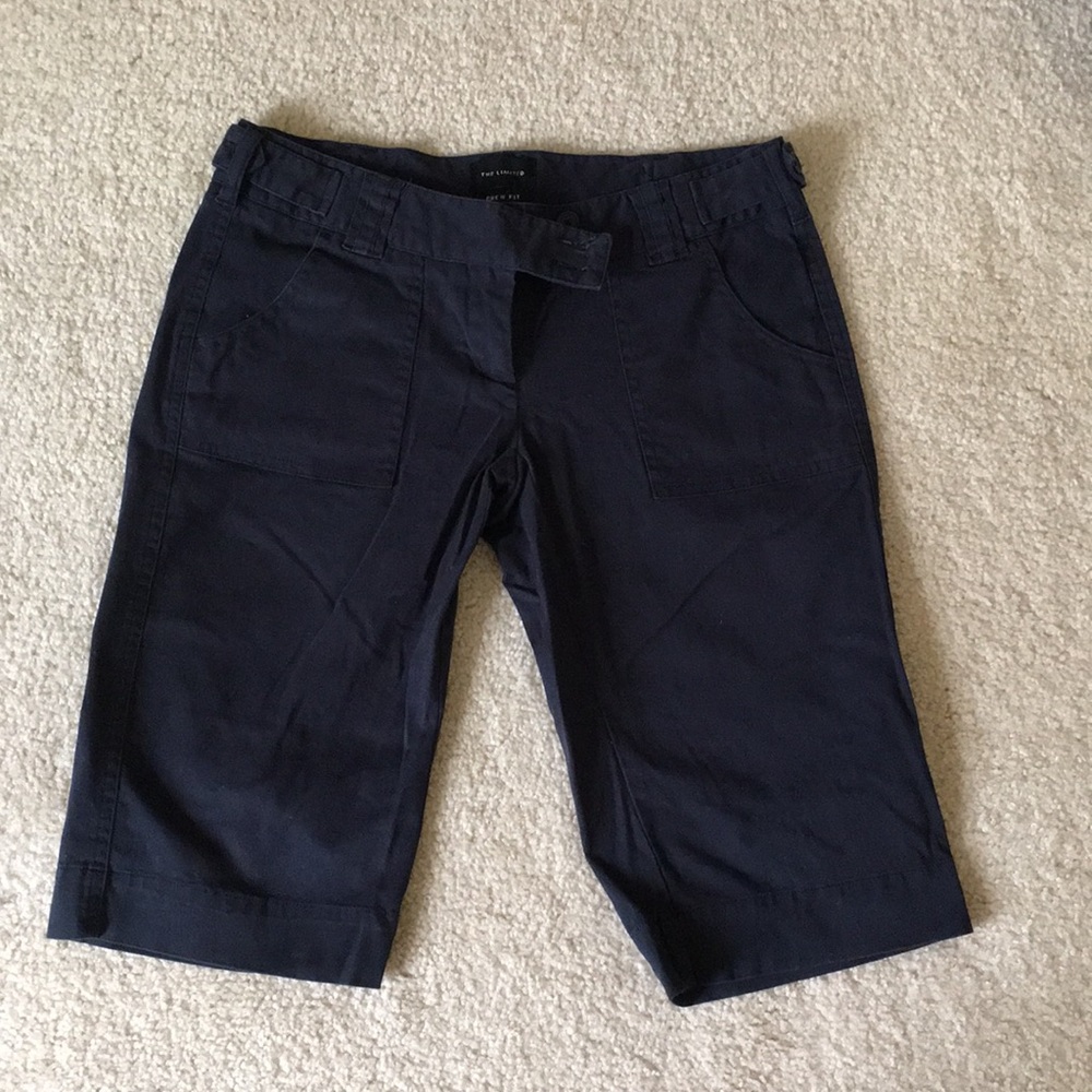 Bermuda Shorts, Size 4 Navy The Limited